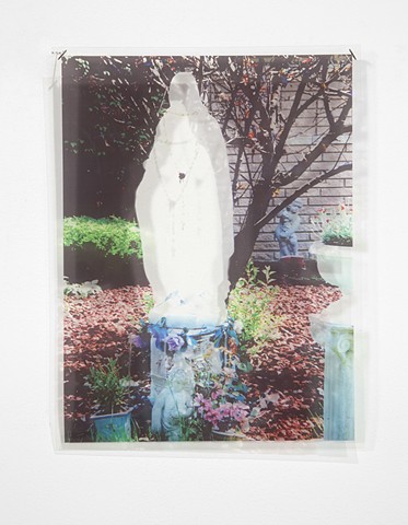 Ghost Mary with Rosary 