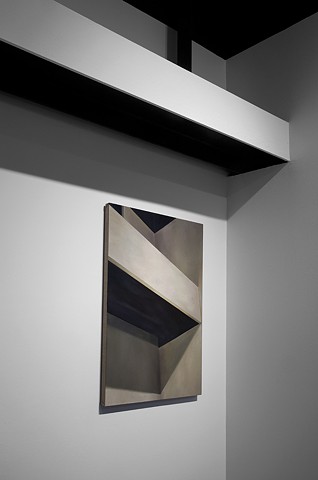 Installation shot: 
View of Northeast Corner From Inside Center Galleries, Detroit, MI