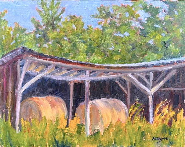 Hay Shed at Noon