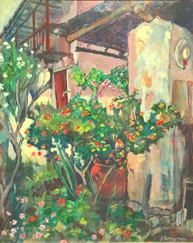 Courtyard in Peru