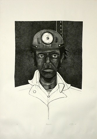 Libby McFalls art coal mining art west Virginia 