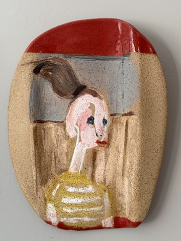 Woman with Ponytail