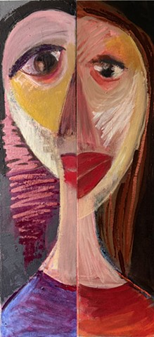 Right & Left Sides of Long Narrow Face