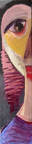 Left Side of Tall Narrow Face