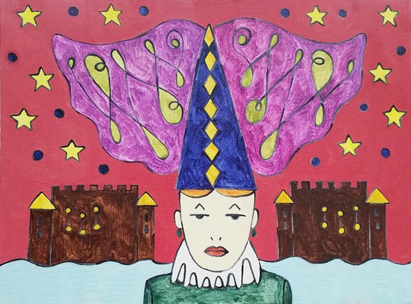 Her Hennin Has Wings