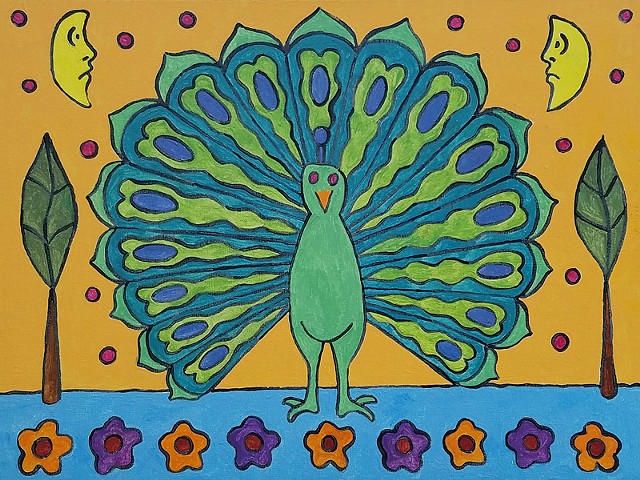 I Desire Thee, O Peahen