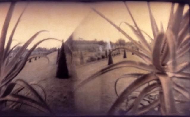 Hand-tinted Holga 120-S in-camera collage darkroom photographs by artist Alison Overton