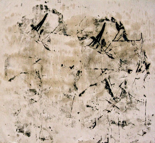 abstract contemplative drawing painting