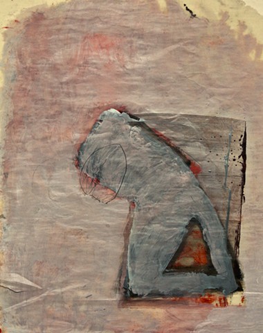 abstract contemplative drawing painting