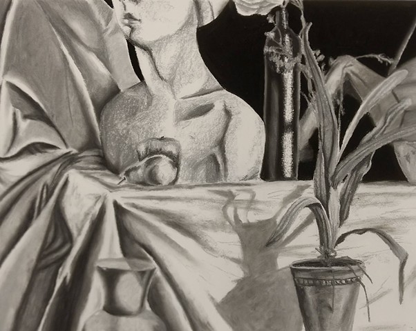 Final Still Life Drawing Considering All Concepts Discussed