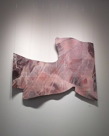Leather and Mylar Paintings 