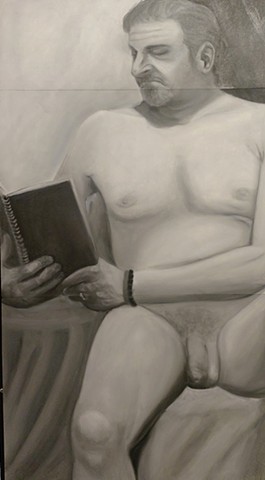 Large Pastel Figure