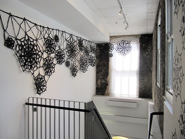 Doily Pattern and Black Lace