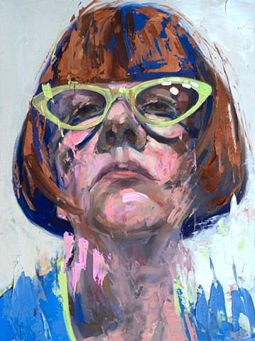 Self-Portrait with Green Glasses