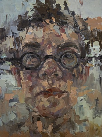 Self-Portrait with Glasses