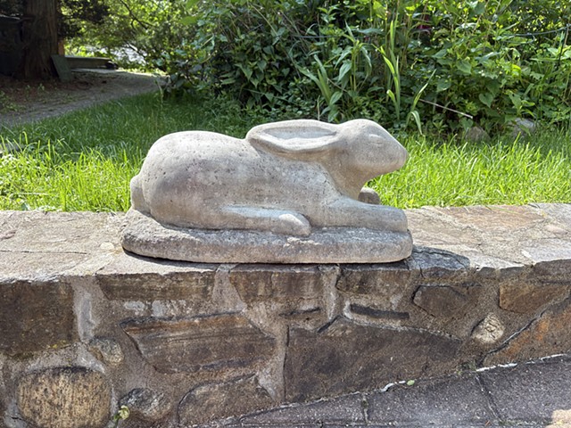 Indiana Limestone, garden sculpture, Judith Kepner Rose, stone sculpture