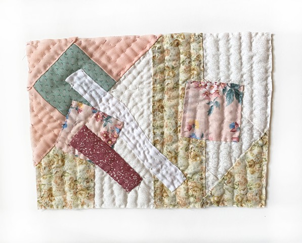 small quilt with emboridery, applique