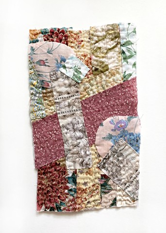 small quilt with emboridery, applique
