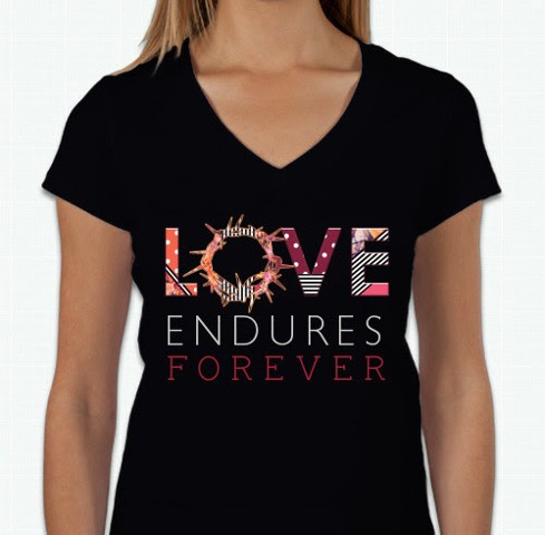 Love Endures Forever Black