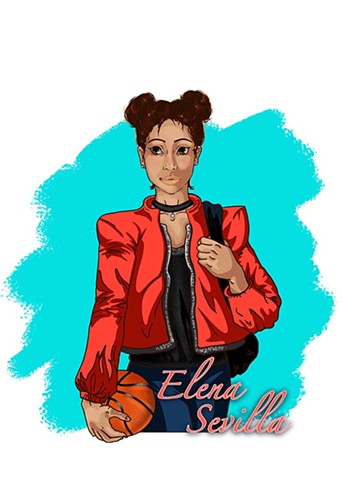 Basketball Series: Elena Sevilla Character