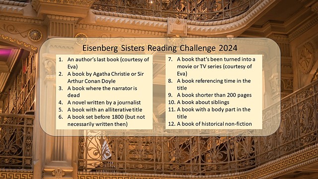 Join the Eisenberg Sisters Reading Challenge