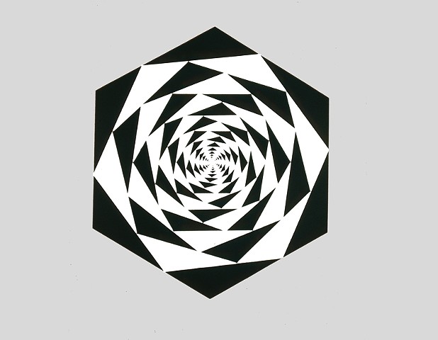 "Hexagonal Metamorphosis"
(Kinetic, one of two)
