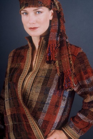 "Earth Jewel'Braided Sherpa Jacket & Scarf