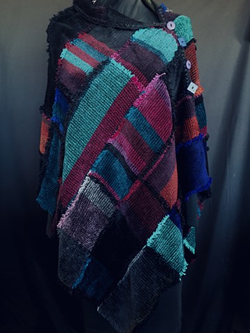 Jewels Patchwork Poncho 