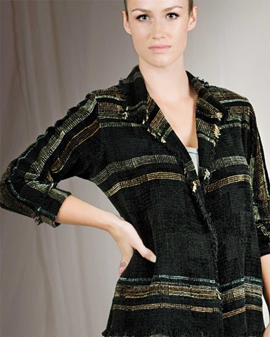 "Black Sand" Fringe Jacket