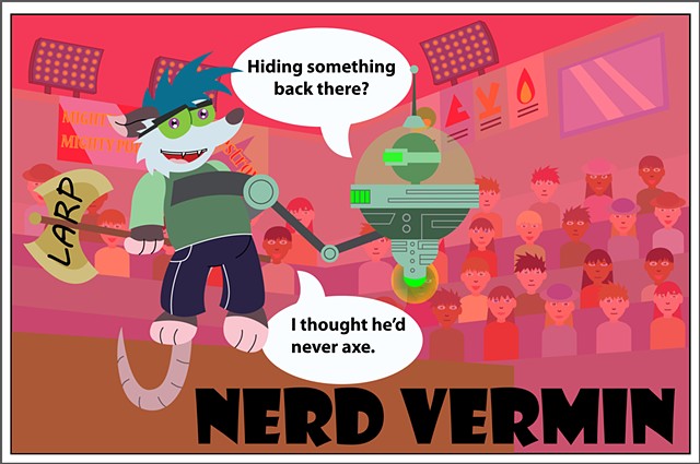 Nerd Vermin Poster