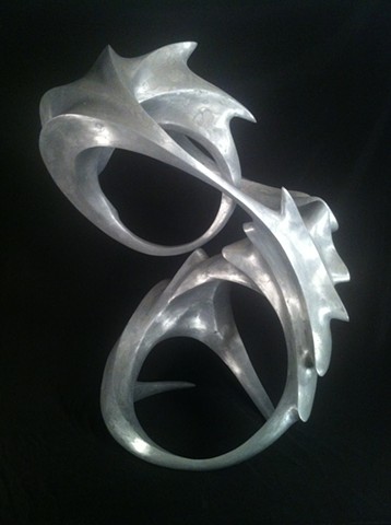 Bonded aluminum sculpture 