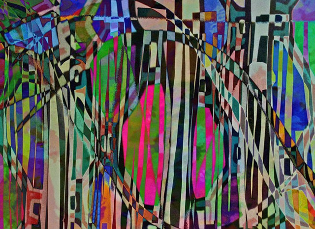 Abstract art, Hard Edge Art, Psychedelic Art, Digital photography, color photography, Computer art, Computer art based off digital altered photographs