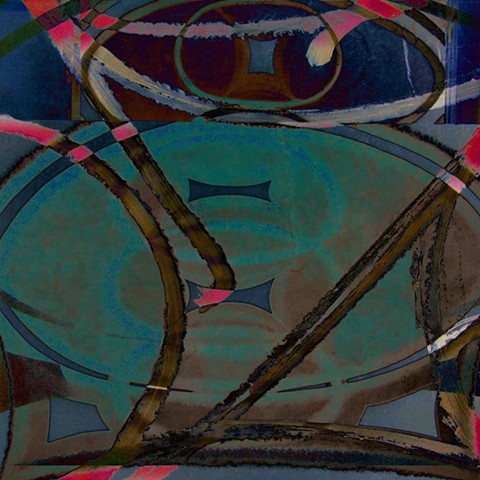 The Elephant of Celebes, Abstract Art, Hard Edge Art, Color Photographs, Digital Photograph, Computer art based off of digital altered photographs