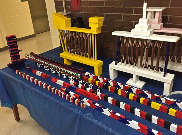monochord, idiophone, 5th grade students art and science project