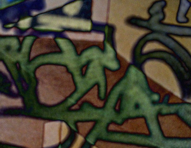 Joan Miro, Graffiti art, Graffiti, Calligraphy, Hard Edge art, Abstract art, Digital photography, Computer art based off of digital altered photographs.    