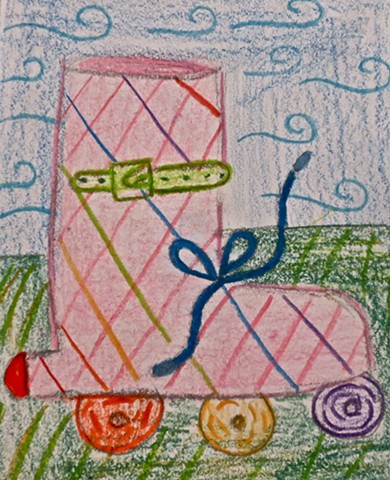 5th grade drawing of object to take on journey