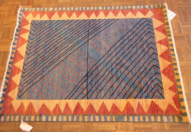 6th grade Chicago Public School student’s winning hand knotted carpet. 