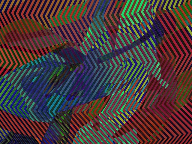 Op Art, Psychedelic Art, Abstract art, Hard Edge Art, Digital photography, color photography, Computer art, Computer art based off digital altered photographs