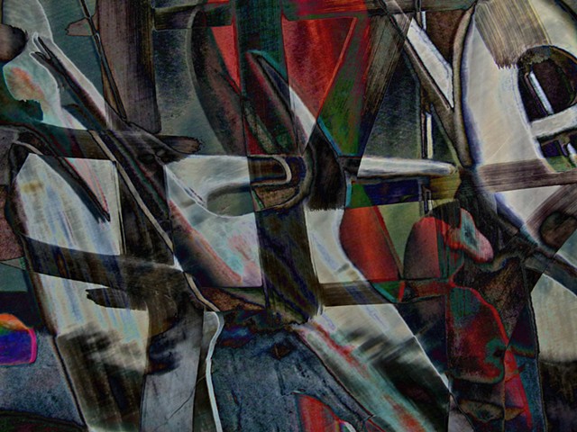 Abstract Art, Abstract Expressionism, Digital Photograph, Color Photograph, Landscape, Computer art based off of digital altered photographs.