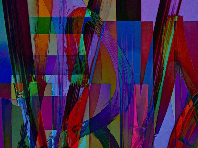 Asain Callagraphy, Abstract art, Hard Edge Art, Digital photography, color photography, Computer art, Computer art based off digital altered photographs
