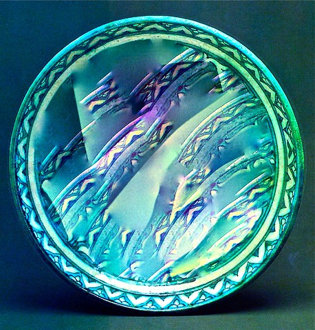 Computer art based off of a digital photograph of Uzbekistan plate