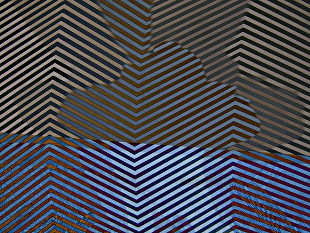 Abstract Art, Hard Edge Abstract Art, Op Art, Psychedelic Art, Digital Photograph, Color Photograph, Computer art based off of digital altered photographs.