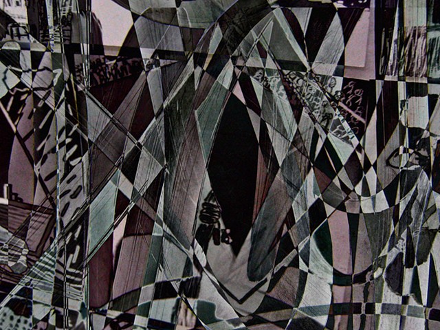 Harlequin, Patterns, Fence, Abstract art, digital photograph, Computer art based off of digital altered photographs.