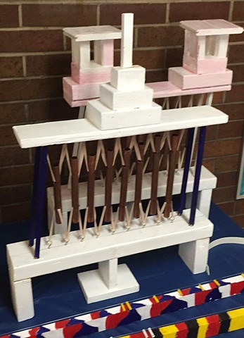 monochord, idiophone, 6th grade students art and science project