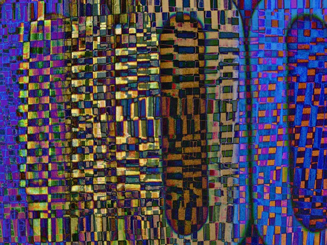 Rattan Shields, Op Art, Abstract art, Hard Edge Art, Digital photography, color photography, Computer art, Computer art based off digital altered photographs