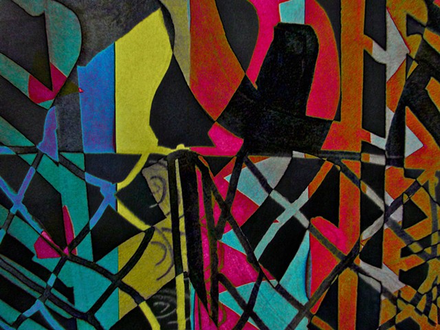 Matisse, Matisse's Garden, Abstract art, Hard Edge Art, Digital photography, color photography, Computer art, Computer art based off digital altered photographs
