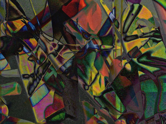 Abstract Art, Hard Edge Art, Colors Photographs, Digital Photograph, Computer art based off of digital altered photographs