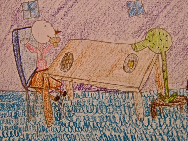 5th grade student illustration to origin story
