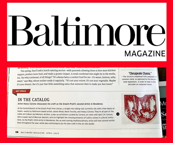 Hoesy Corona highlighted in Baltimore Magazine 