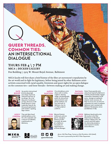 Queer Threads | an Intersectional Dialogue | Decker Gallery 2016